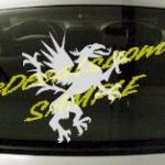 DRG106 Dragon Tribal Cartoon Decal