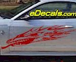 DRG110 Dragon Tribal Cartoon Decal