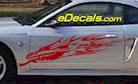  DRG110 Dragon Tribal Cartoon Decal