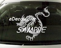  DRG115 Tribal Dragon Decal