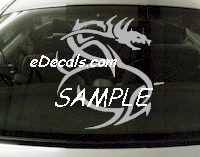 DRG118 Tribal Dragon Decal