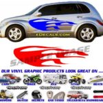 FLM204 Flame Decal