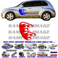  FLM244 Flame Decal