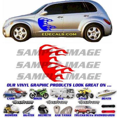 FLM244 Flame Decal