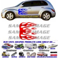  FLM245 Flame Decal