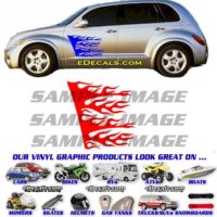  FLM246 Flame Decal