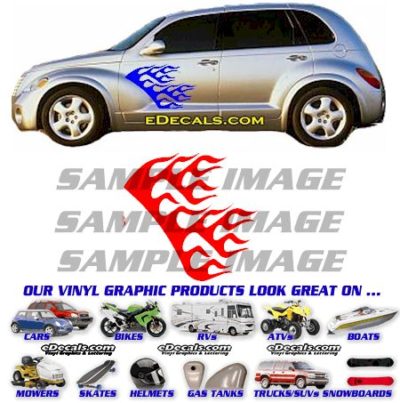 FLM248 Flame Decal