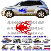  FLM251 Flame Decal