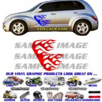  FLM252 Flame Decal