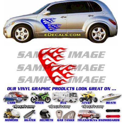 FLM252 Flame Decal