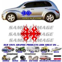  FLM253 Flame Decal