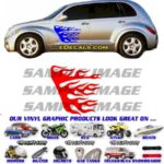FLM254 Flame Decal