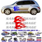 FLM255 Flame Decal