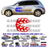 FLM256 Flame Decal