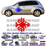 FLM258 Flame Decal