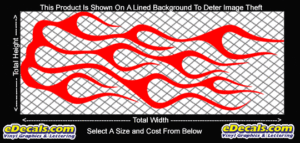 FLM705 Flame Decal