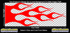 FLM706 Flame Decal