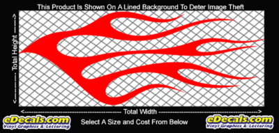 FLM711 Flame Decal