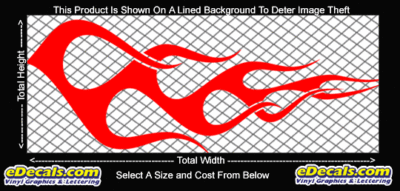 FLM719 Flame Decal