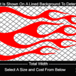 FLM720 Flame Decal