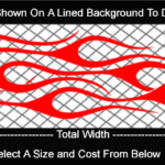 FLM729 Flame Decal