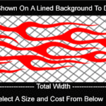 FLM731 Flame Decal