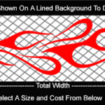 FLM734 Flame Decal