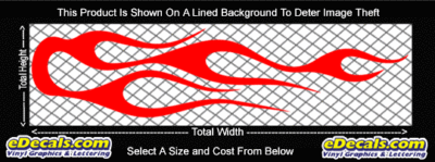 FLM738 Flame Decal