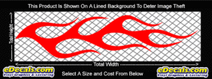 FLM741 Flame Decal