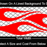 FLM747 Flame Decal