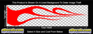FLM751 Flame Decal