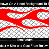  FLM757 Flame Decal