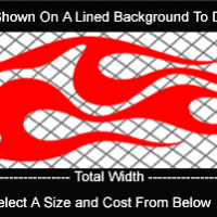  FLM759 Flame Decal