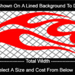 FLM761 Flame Decal