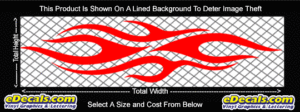 FLM766 Flame Decal