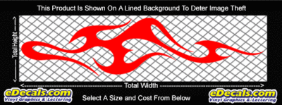 FLM769 Flame Decal