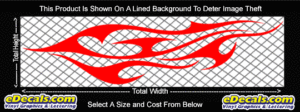 FLM772 Flame Decal