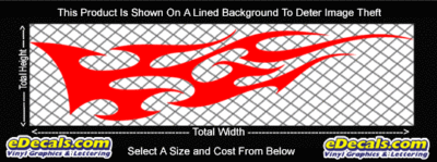FLM773 Flame Decal