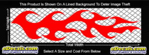 FLM775 Flame Decal