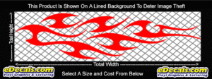 FLM776 Flame Decal