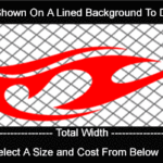 FLM779 Flame Decal