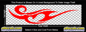FLM779 Flame Decal