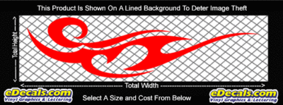 FLM779 Flame Decal