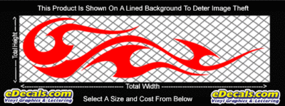FLM780 Flame Decal
