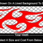 FLM783 Flame Decal