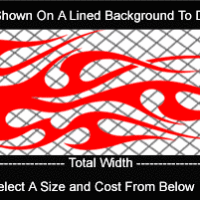  FLM792 Flame Decal