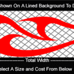 FLM793 Flame Decal