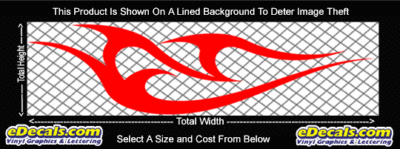 FLM793 Flame Decal