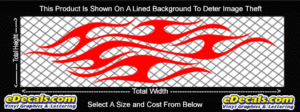 FLM795 Flame Decal