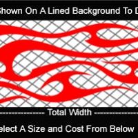  FLM797 Flame Decal